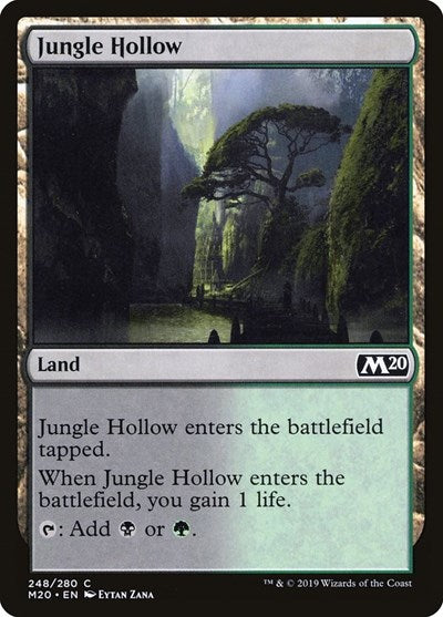 Jungle Hollow (M20) #248 Common (Lightly Played) Core Set 2020 Magic: The Gathering: 2019