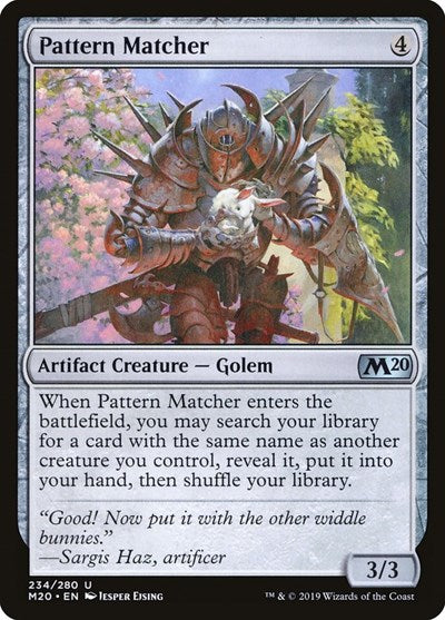 Pattern Matcher (M20) #234 Uncommon (Foil Lightly Played) Core Set 2020 Magic: The Gathering: 2019
