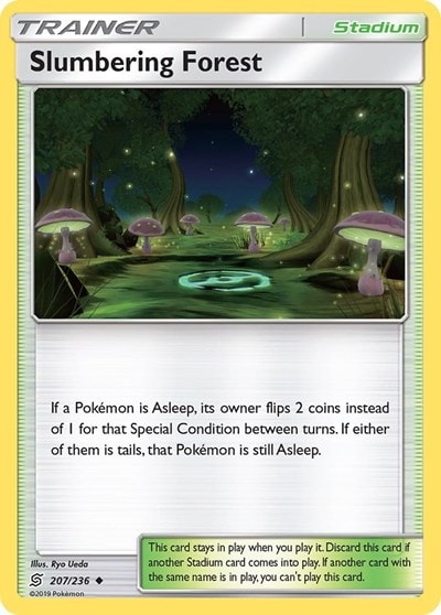 Slumbering Forest (SM11) #207/236 Uncommon (Moderately Played) SM - Unified Minds Pokemon: 2019