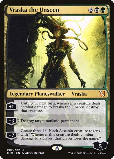 Vraska the Unseen (C19) #207 Mythic Rare (Lightly Played) Commander 2019 Magic: The Gathering: 2019