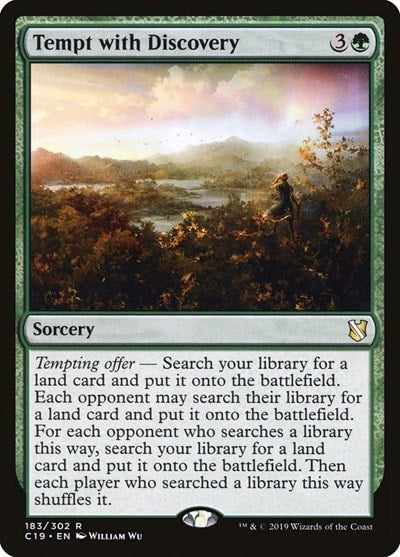 Tempt with Discovery (C19) #183 Rare (Lightly Played) Commander 2019 Magic: The Gathering: 2019