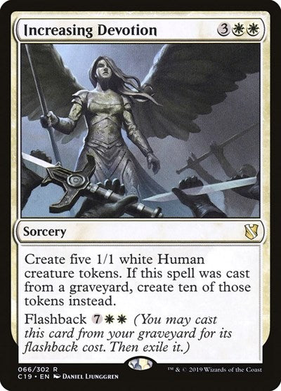 Increasing Devotion (C19) #66 Rare (Near Mint) Commander 2019 Magic: The Gathering: 2019