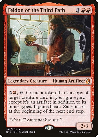 Feldon of the Third Path (C19) #141 Mythic Rare (Lightly Played) Commander 2019 Magic: The Gathering: 2019
