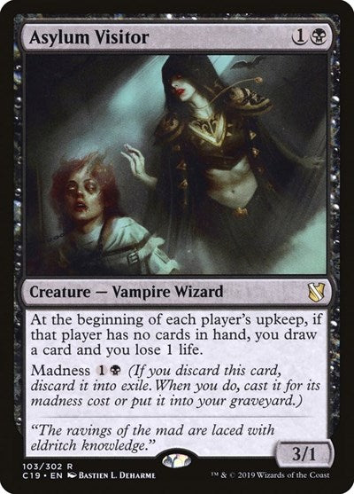 Asylum Visitor (C19) #103 Rare (Lightly Played) Commander 2019 Magic: The Gathering: 2019