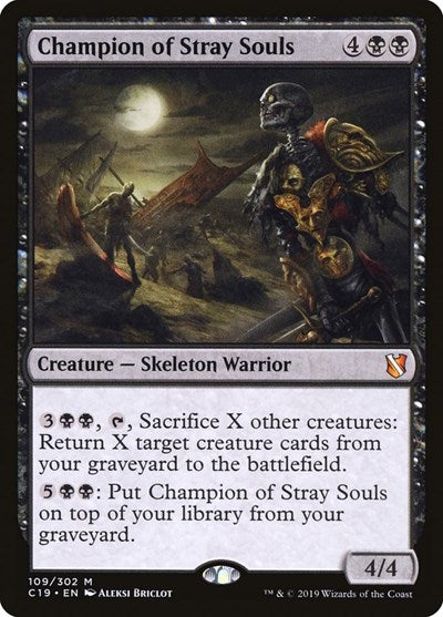Champion of Stray Souls (C19) #109 Mythic Rare (Near Mint) Commander 2019 Magic: The Gathering: 2019
