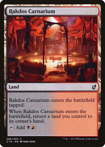 Rakdos Carnarium (C19) #266 Common (Near Mint) Commander 2019 Magic: The Gathering: 2019