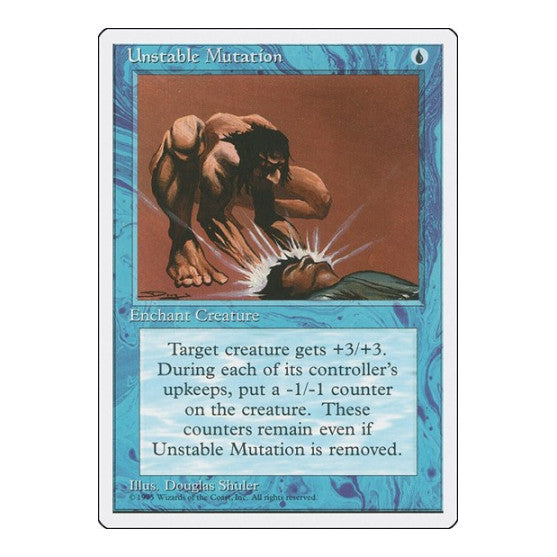 Unstable Mutation (4ED) #110 Common Fourth Edition Magic: The Gathering: 1995