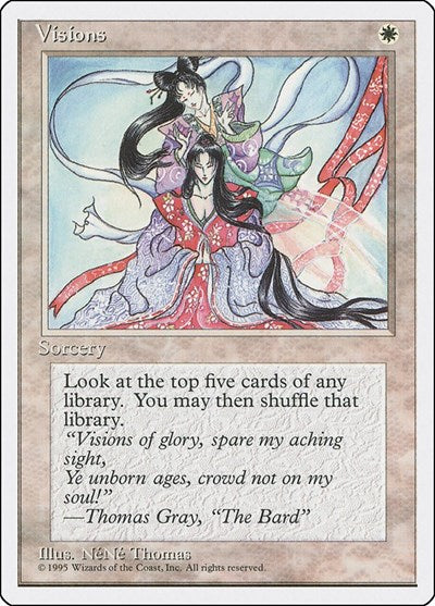 Visions (4ED) #54 Uncommon (Moderately Played) Fourth Edition Magic: The Gathering: 1995