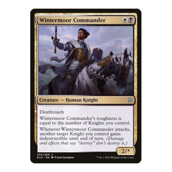 Wintermoor Commander (ELD) #205 Uncommon (Lightly Played) Throne of Eldraine Magic: The Gathering: 2019