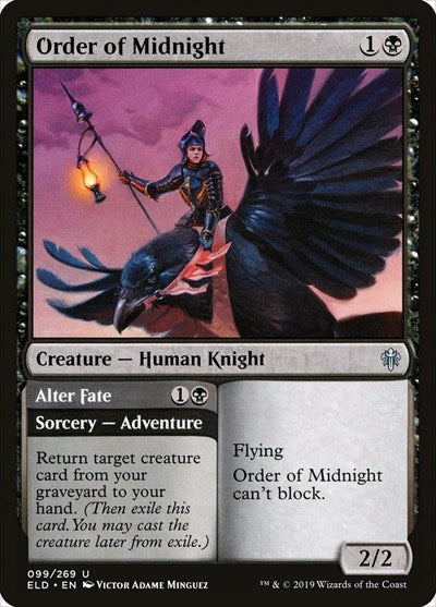 Order of Midnight (ELD) #99 Uncommon (Lightly Played) Throne of Eldraine Magic: The Gathering: 2019
