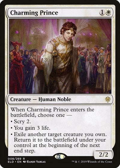 Charming Prince (ELD) #8 Rare (Near Mint) Throne of Eldraine Magic: The Gathering: 2019
