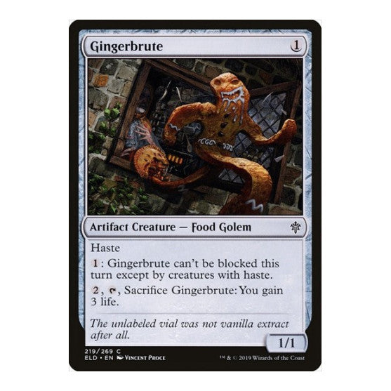 Gingerbrute (ELD) #219 Common (Lightly Played) Throne of Eldraine Magic: The Gathering: 2019