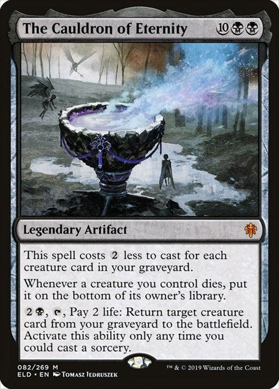The Cauldron of Eternity (ELD) #82 Mythic Rare (Foil Near Mint) Throne of Eldraine Magic: The Gathering: 2019
