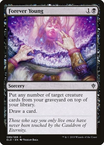 Forever Young (ELD) #89 Common Throne of Eldraine Magic: The Gathering: 2019