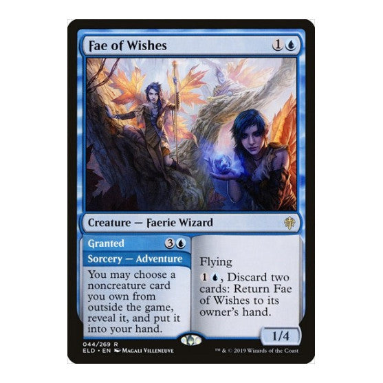 Fae of Wishes (ELD) #44 Rare (Lightly Played) Throne of Eldraine Magic: The Gathering: 2019