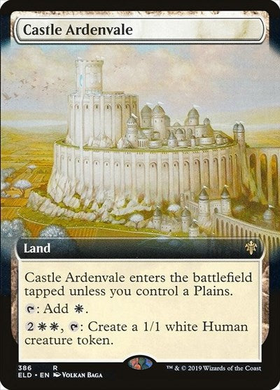 Castle Ardenvale Extended Art (ELD) #386 Rare (Lightly Played) Throne of Eldraine Magic: The Gathering: 2019