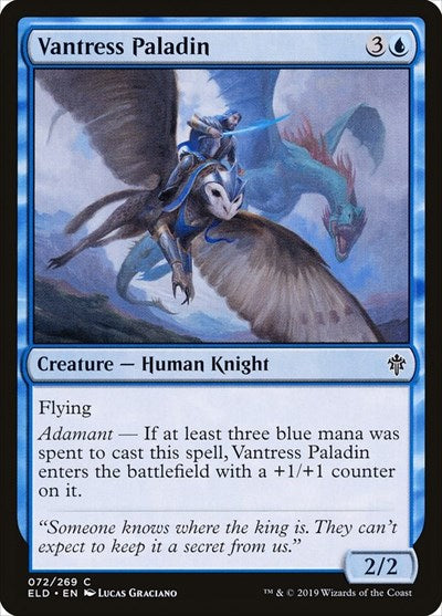 Vantress Paladin (ELD) #72 Common Throne of Eldraine Magic: The Gathering: 2019