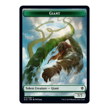 Giant Token (ELD) #10 T (Lightly Played) Throne of Eldraine Magic: The Gathering: 2019