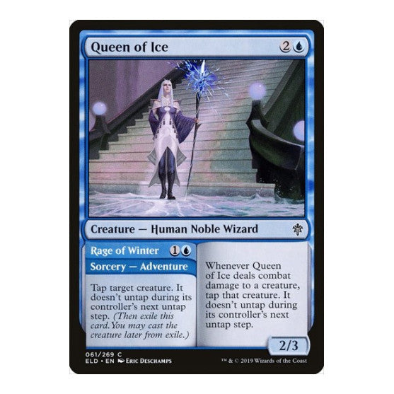 Queen of Ice (ELD) #61 Common Throne of Eldraine Magic: The Gathering: 2019