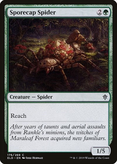 Sporecap Spider (ELD) #176 Common (Lightly Played) Throne of Eldraine Magic: The Gathering: 2019