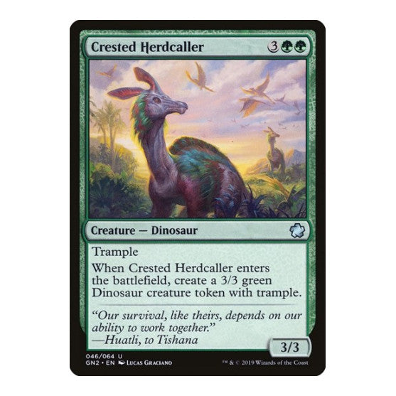 Crested Herdcaller (GN2) #46 Uncommon (Lightly Played) Magic Game Night 2019 Magic: The Gathering: 2019