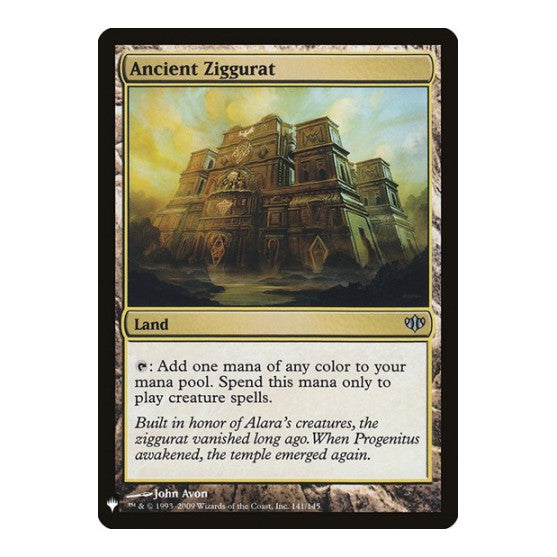 Ancient Ziggurat (LIST) #141 Uncommon (Lightly Played) The List Reprints Magic: The Gathering: 2026