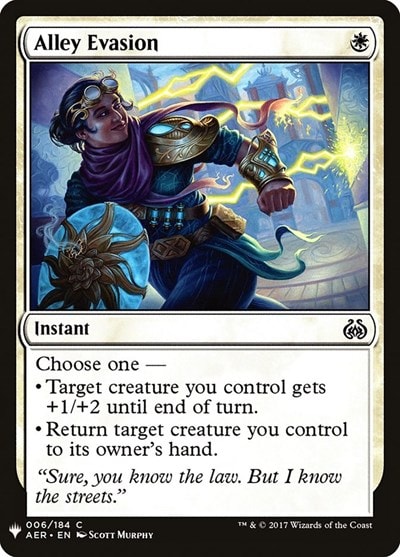 Alley Evasion (LIST) #6 Common (Moderately Played) The List Reprints Magic: The Gathering: 2026