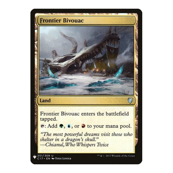 Frontier Bivouac (C17) (LIST) #251 Uncommon (Lightly Played) The List Reprints Magic: The Gathering: 2026