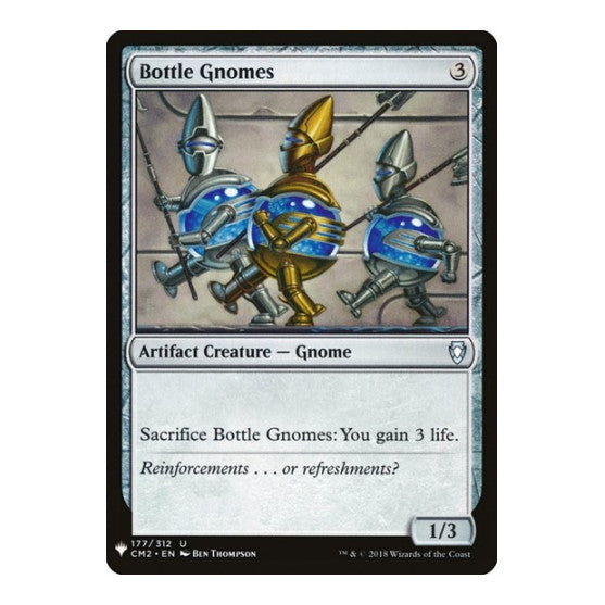 Bottle Gnomes (CM2) (LIST) #177 Uncommon (Lightly Played) The List Reprints Magic: The Gathering: 2026