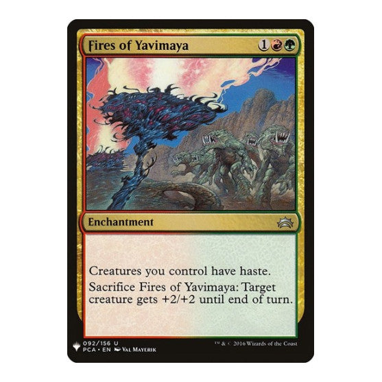 Fires of Yavimaya (LIST) #92 Uncommon (Lightly Played) The List Reprints Magic: The Gathering: 2026