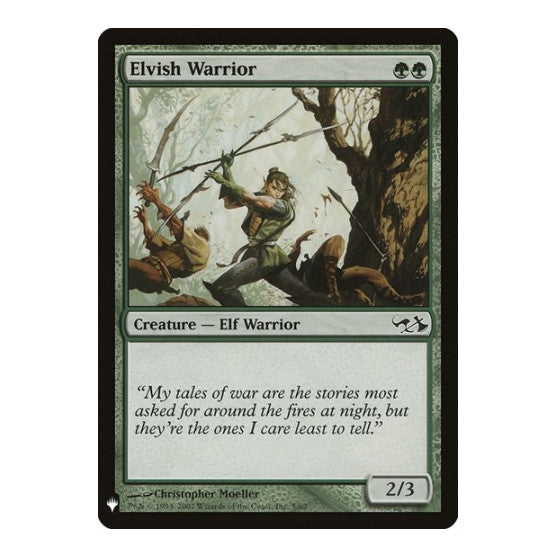 Elvish Warrior (LIST) #5 Common (Lightly Played) The List Reprints Magic: The Gathering: 2026