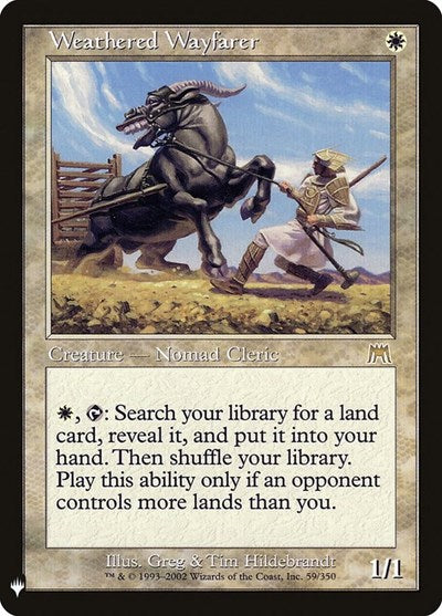 Weathered Wayfarer (LIST) #ONS-59 Rare (Lightly Played) The List Reprints Magic: The Gathering: 2026