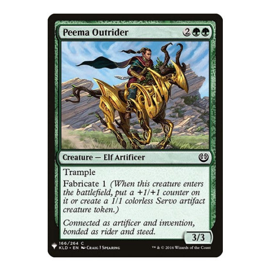 Peema Outrider (LIST) #166 Common (Lightly Played) The List Reprints Magic: The Gathering: 2026