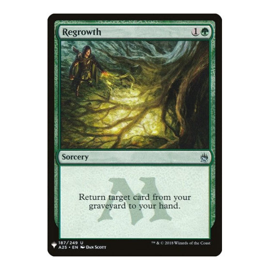 Regrowth (LIST) #187 Uncommon (Lightly Played) The List Reprints Magic: The Gathering: 2026