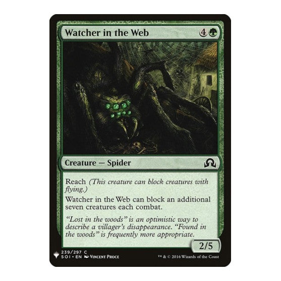 Watcher in the Web (LIST) #239 Common (Lightly Played) The List Reprints Magic: The Gathering: 2026