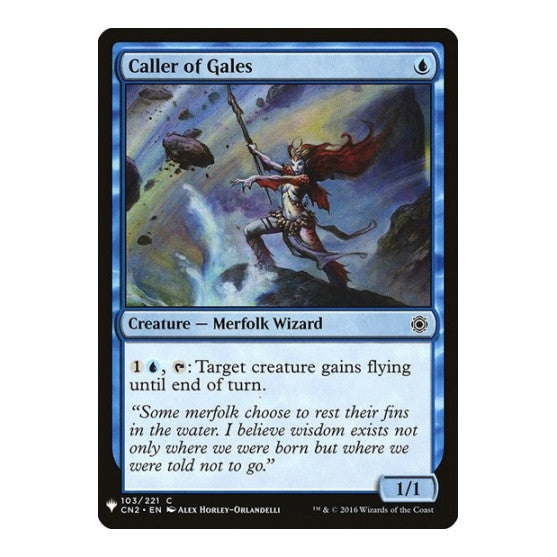 Caller of Gales (LIST) #103 Common (Lightly Played) The List Reprints Magic: The Gathering: 2026