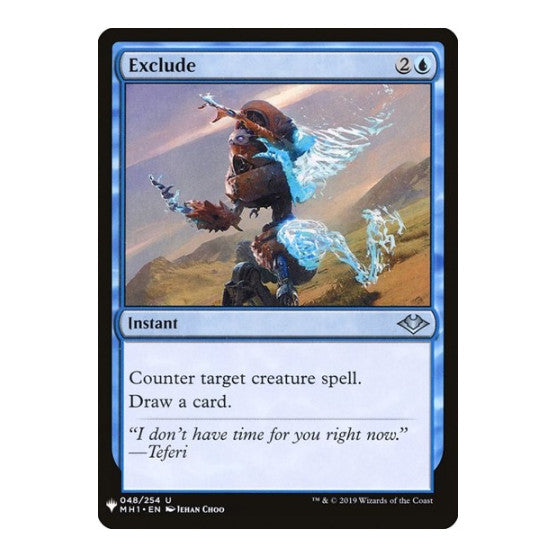 Exclude (LIST) #48 Uncommon (Lightly Played) The List Reprints Magic: The Gathering: 2026