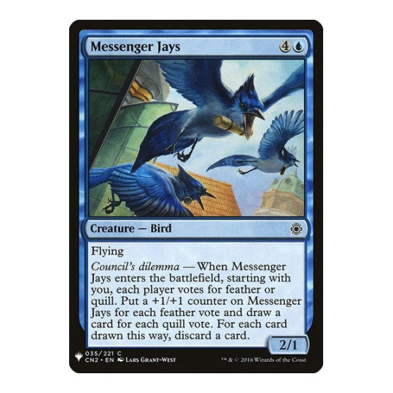 Messenger Jays (LIST) #35 Common (Lightly Played) The List Reprints Magic: The Gathering: 2026