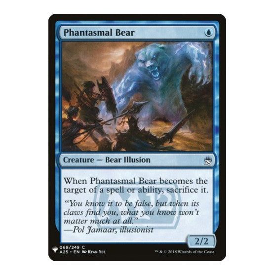 Phantasmal Bear (LIST) #69 Common (Lightly Played) The List Reprints Magic: The Gathering: 2026