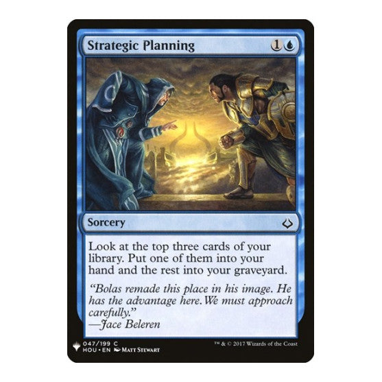 Strategic Planning (LIST) #47 Common (Lightly Played) The List Reprints Magic: The Gathering: 2026