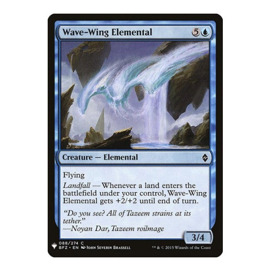 Wave-Wing Elemental (LIST) #88 Common (Lightly Played) The List Reprints Magic: The Gathering: 2026