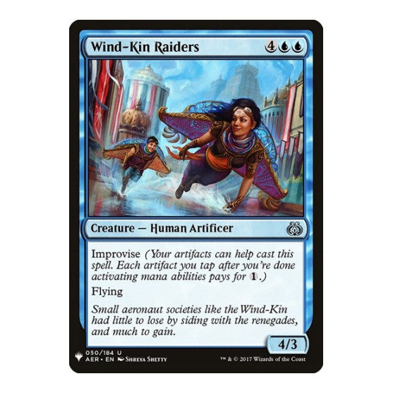 Wind-Kin Raiders (LIST) #50 Uncommon (Lightly Played) The List Reprints Magic: The Gathering: 2026