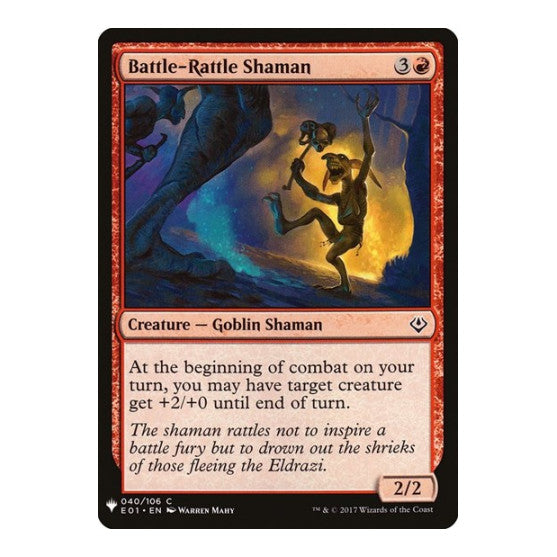 Battle-Rattle Shaman (LIST) #40 Common (Lightly Played) The List Reprints Magic: The Gathering: 2026