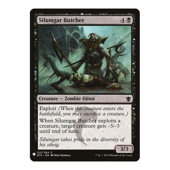 Silumgar Butcher (LIST) #122 Common (Lightly Played) The List Reprints Magic: The Gathering: 2026
