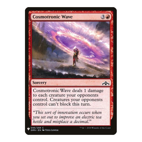 Cosmotronic Wave (LIST) #95 Common (Lightly Played) The List Reprints Magic: The Gathering: 2026