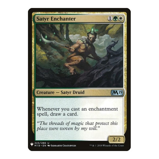 Satyr Enchanter (LIST) #223 Uncommon (Lightly Played) The List Reprints Magic: The Gathering: 2026