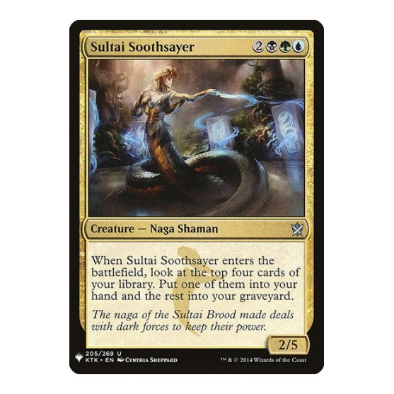 Sultai Soothsayer (LIST) #205 Uncommon (Lightly Played) The List Reprints Magic: The Gathering: 2026