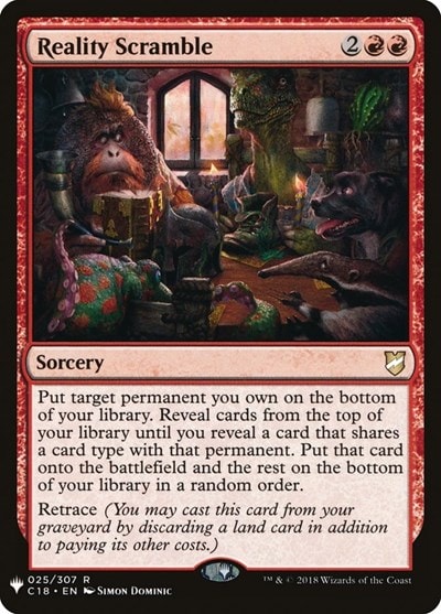 Reality Scramble (LIST) #25 Rare (Near Mint) The List Reprints Magic: The Gathering: 2026