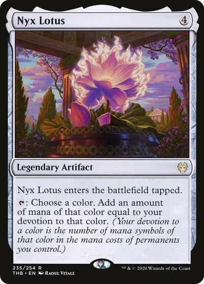 Nyx Lotus (THB) #235 Rare (Near Mint) Theros Beyond Death Magic: 2020