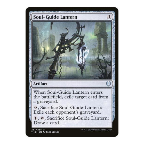 Soul Guide Lantern (THB) #237 Uncommon (Lightly Played) Theros Beyond Death Magic: The Gathering: 2020